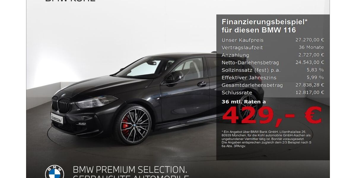 BMW 116 17.840 km 26.770 &euro; Aachen 52078