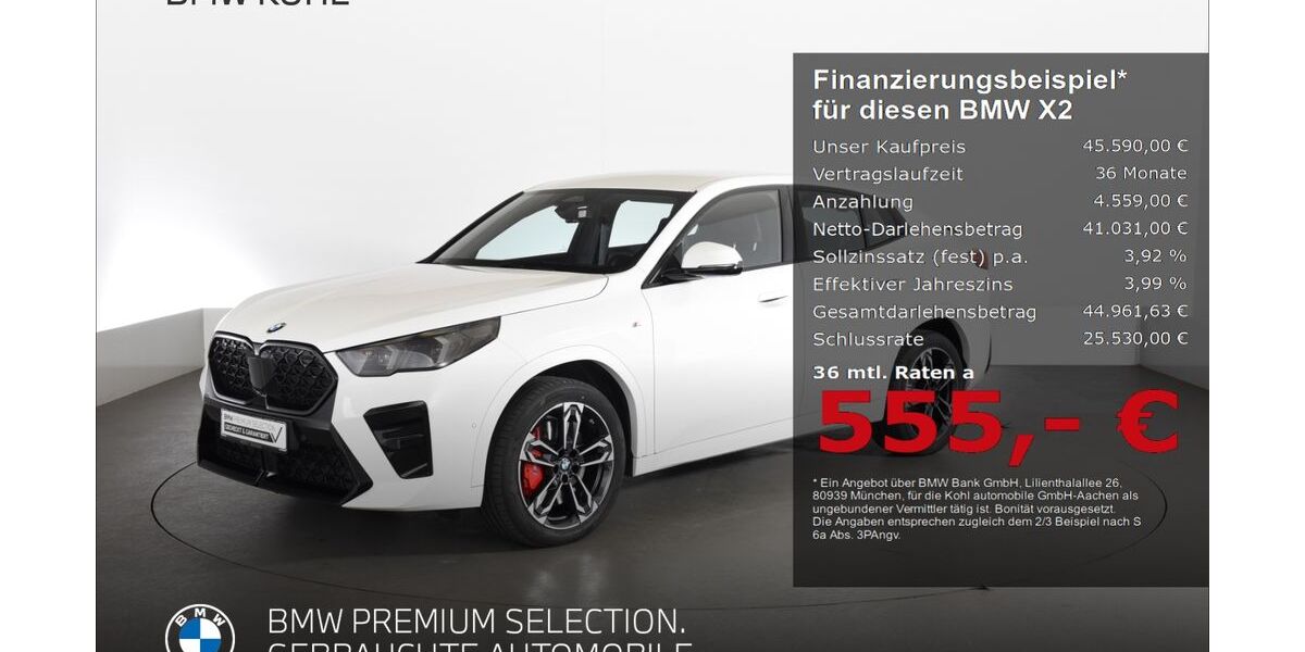 BMW X2 10.766 km 45.590 &euro; Aachen 52078