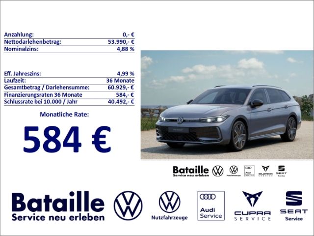 VW Passat Variant 3.500 km 53.990 &euro; Jülich 52428
