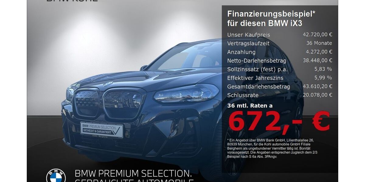 BMW iX3 29.297 km 42.720 &euro; Bergheim 50126