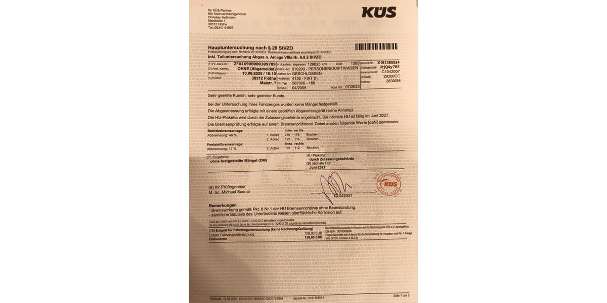 Fiat Panda 144.000 km 1.800 &euro; Aachen 52076