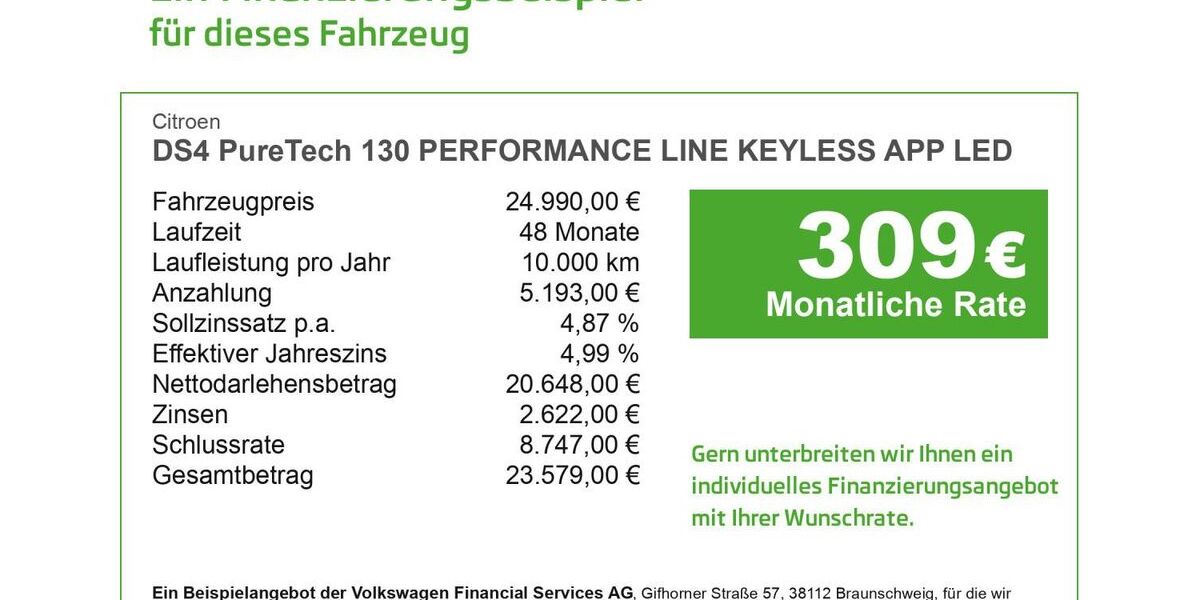 DS Automobiles DS4 25.555 km 24.990 &euro; Düren 52353