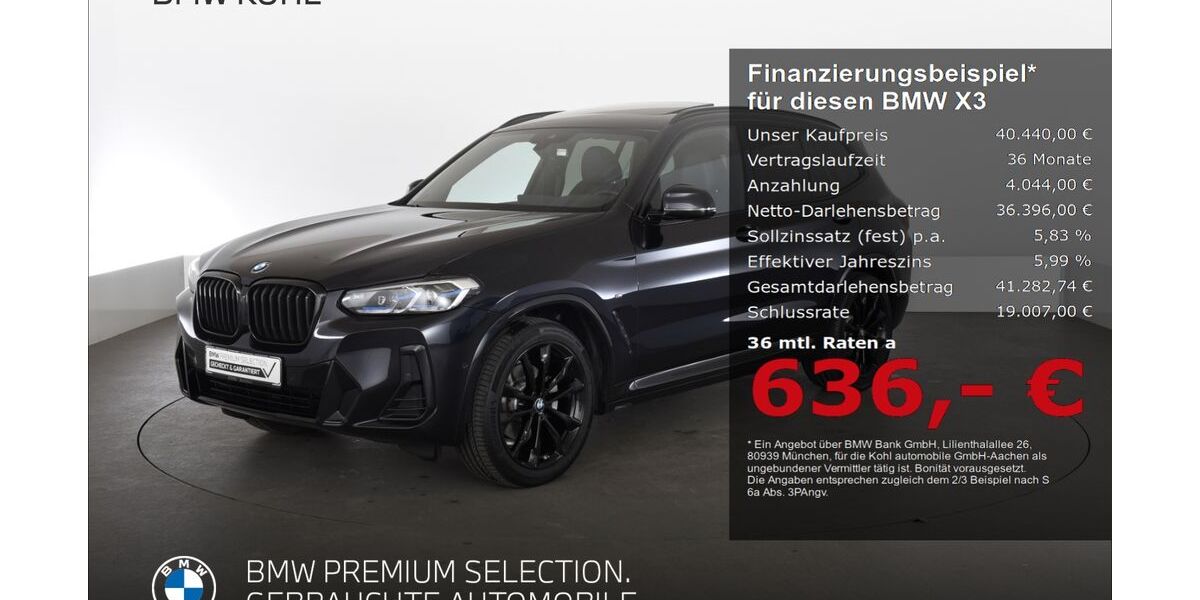 BMW X3 91.665 km 40.440 &euro; Aachen 52078