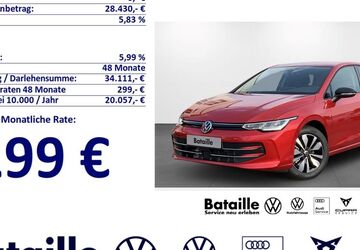 VW Golf 9.756 km 28.430 &euro; Jülich 52428