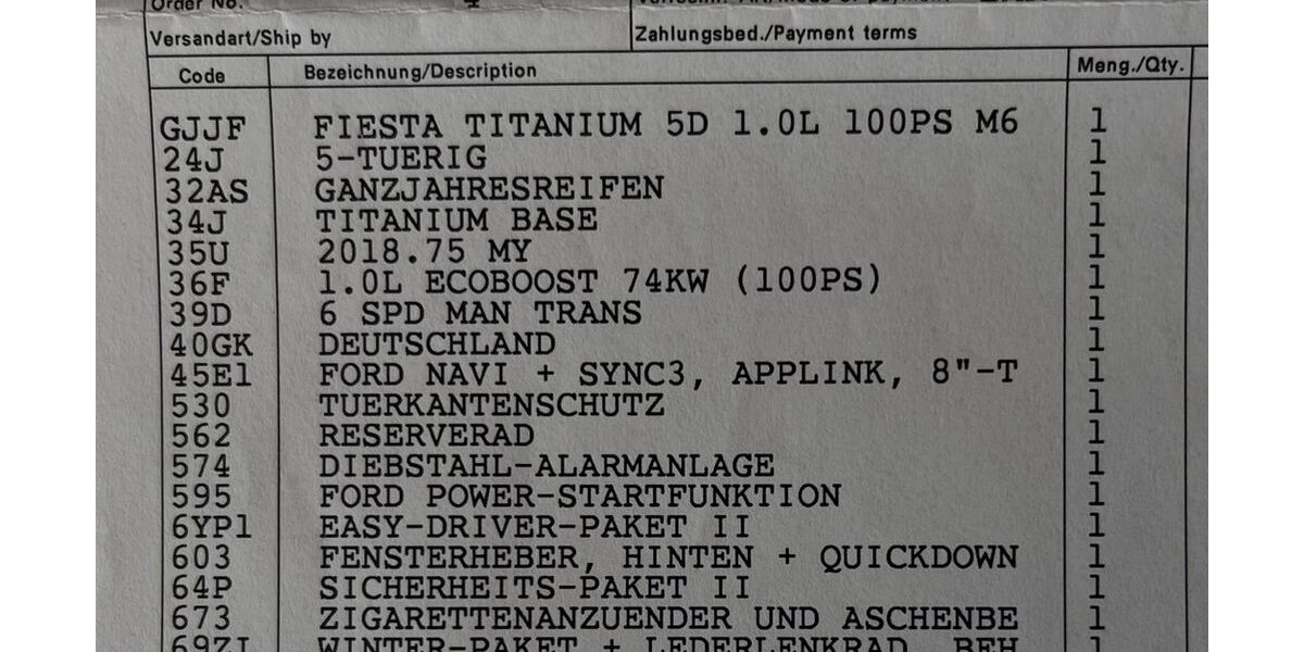 Ford Fiesta 18.800 km 11.600 &euro; Kerpen 50170