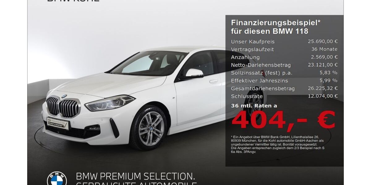 BMW 118 21.227 km 25.690 &euro; Aachen 52078