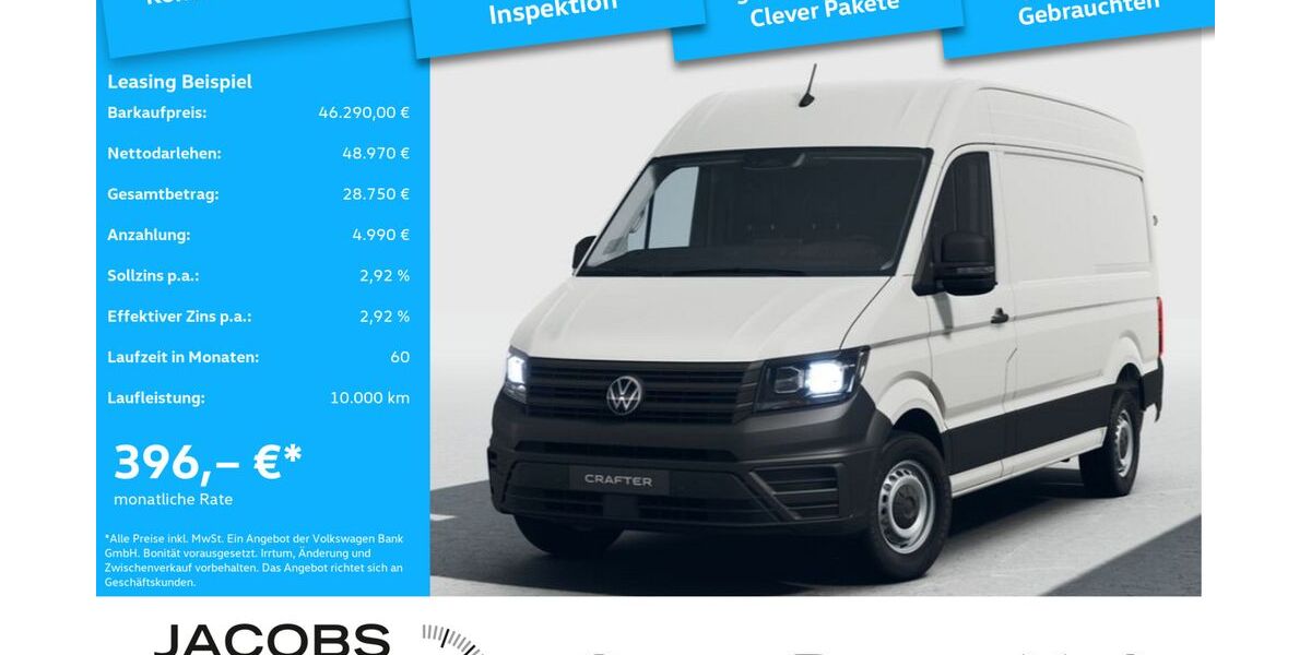 VW Crafter 6.666 km 46.290 &euro; Aachen 52078
