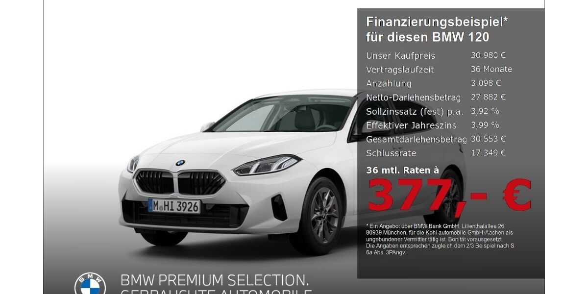 BMW 120 8.887 km 30.980 &euro; Aachen 52078