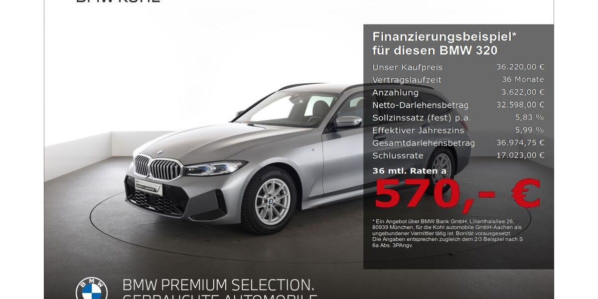 BMW 320 23.623 km 36.220 &euro; Aachen 52078